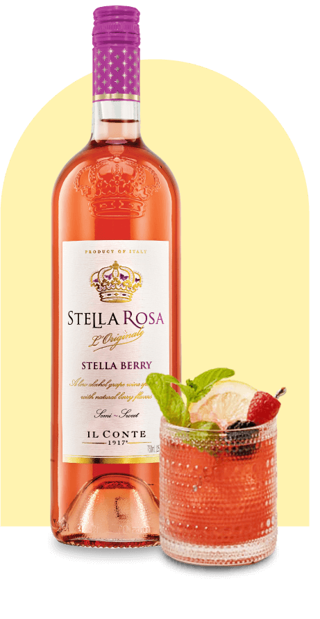 Atta Girl cocktail with Stella Rosa Berry